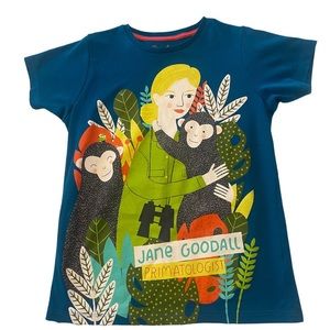 Piccolina children’s size 12 Jane Goodall tshirt. Never worn.